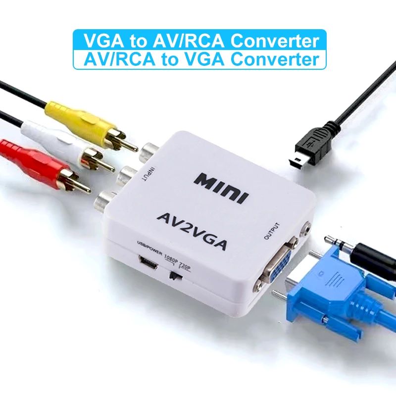CONVERTISSEUR VGA TO RCA CONVERTISSEUR VGA TO RCA