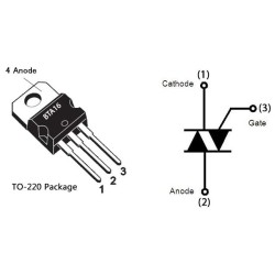 BTA16-600B TRIAC 16A 600V