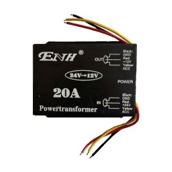 CONVERTISSEUR 24V TO 12V 20A DY20A