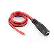 CABLE DC FEMELLE  5.5 MM POUR CAMERAS