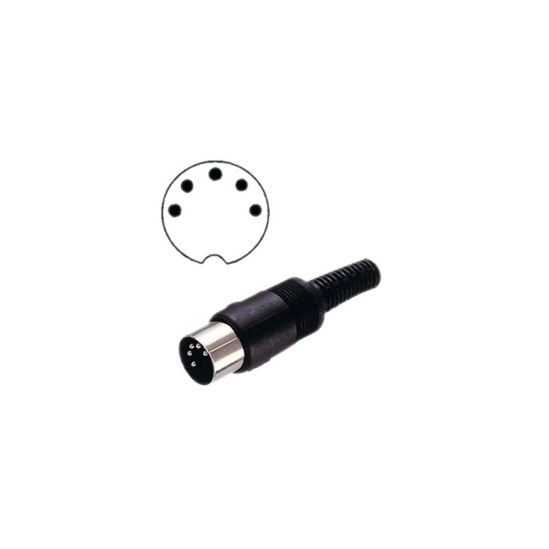 FICHE DIN 5 COSSE MALE PLASTIC COUDE FICHE DIN 5 COSSE MALE PLASTIC COUDE