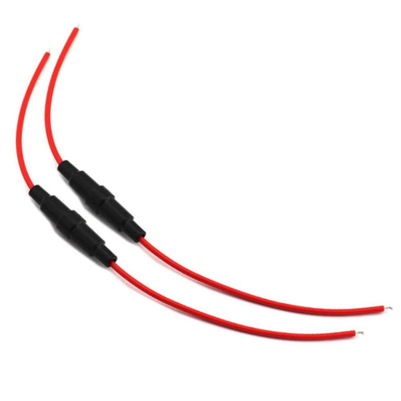 PORTE FUSIBLE 5X20 AVEC FIL ROUGE PORTE FUSIBLE 5X20 AVEC FIL ROUGE