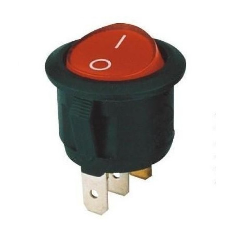 BOUTON VOYANT ROND 3 COSSE ROUGE BOUTON VOYANT ROND 3 COSSE ROUGE