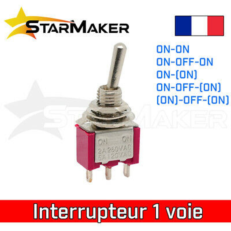 INVERSEUR 3 POSITION 6 COSSE ON-OF-ON
