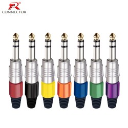 FICHE 6.35 MALE MONO METAL HQ