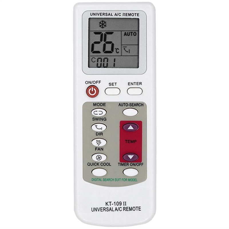 KT109II COMMANDE CLIMATISEUR UNIVERSEL KT109II COMMANDE CLIMATISEUR UNIVERSEL