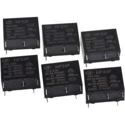 RELAIS 12V 4 COSSE NOIR HF33F