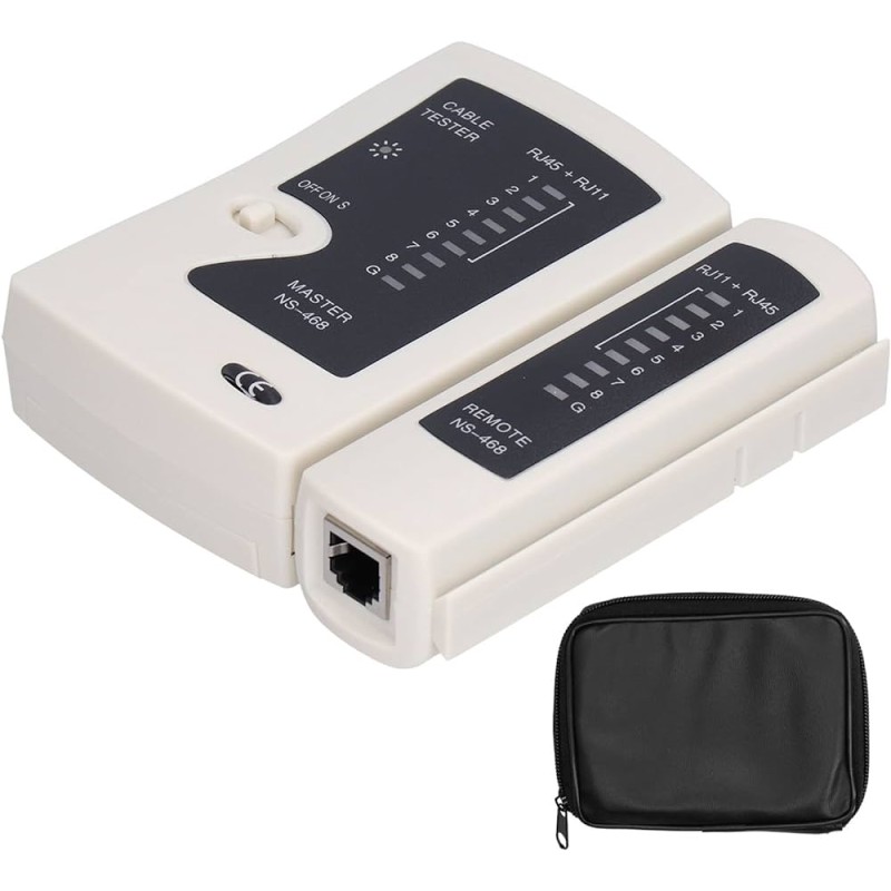 TESTEUR RÉSEAU RJ45 SIMPLE JS468 TESTEUR RÉSEAU RJ45 SIMPLE JS468