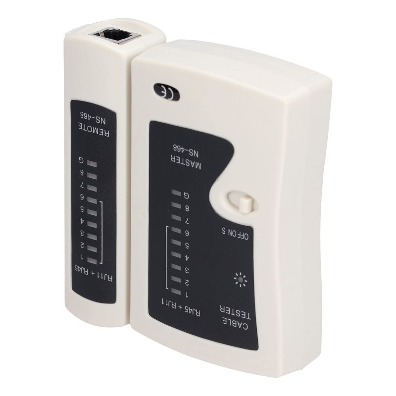 TESTEUR RÉSEAU RJ45 SIMPLE JS468 TESTEUR RÉSEAU RJ45 SIMPLE JS468