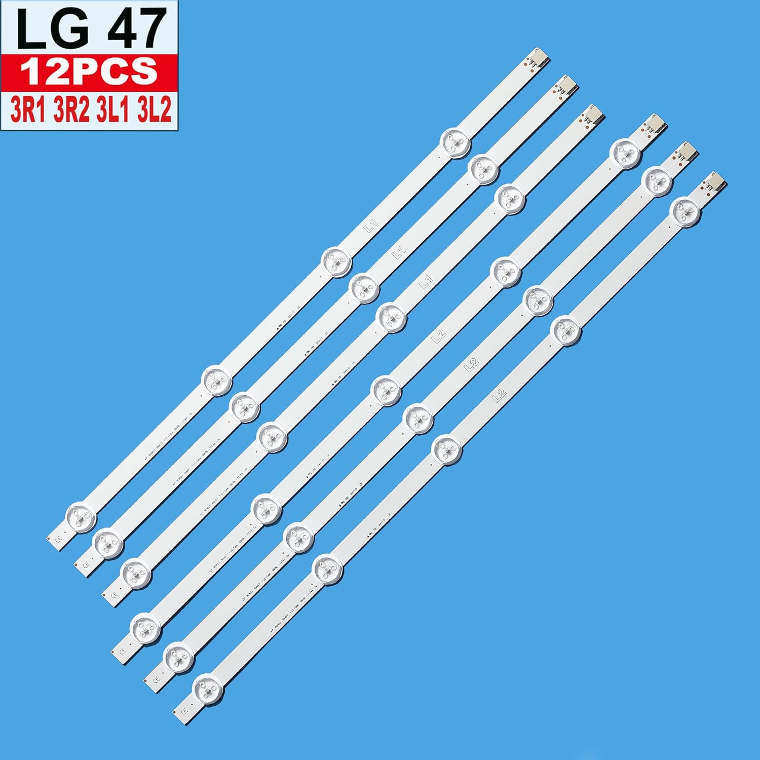5 LED 3V LG47 R1 6916L1174A 492 mm