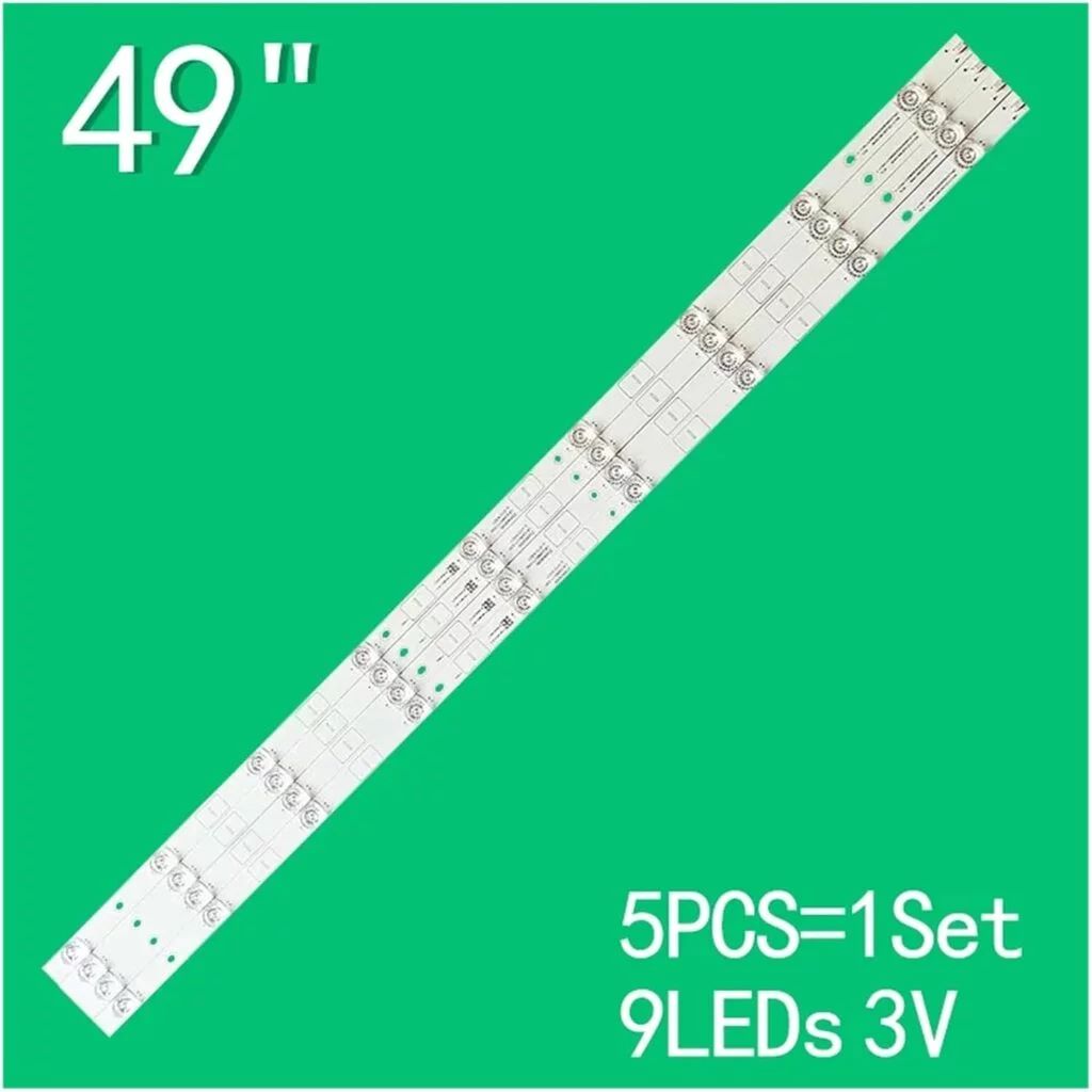 9 LED 3V 924 mm H-LED49F50 SQUARE BL023