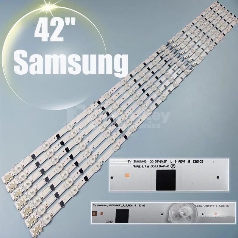 14 LED 3V 9+5 LED SAMSUNG 42 D2GE420SCA 