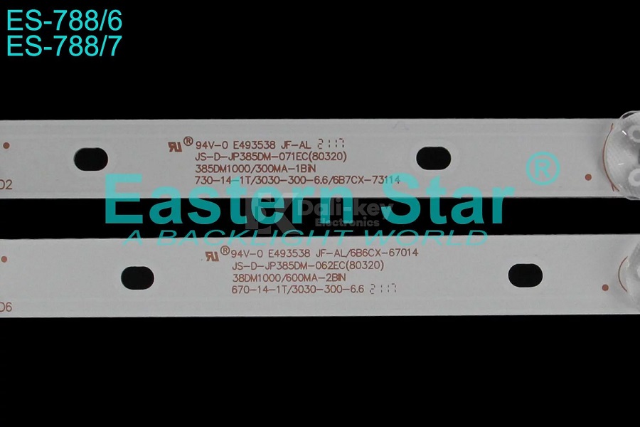 6+7 LED 6V 730 mm MAXWELL 40 MSL2095 JSDJP385DM