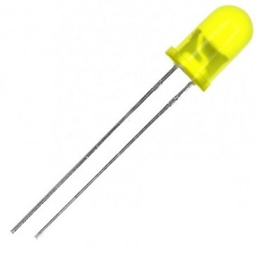 LED JAUNE 5 MM HAUT LUMINUSITE