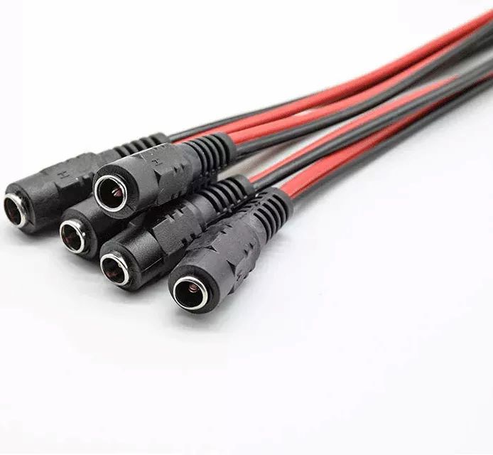 CABLE DC FEMELLE  5.5 MM POUR CAMERAS
