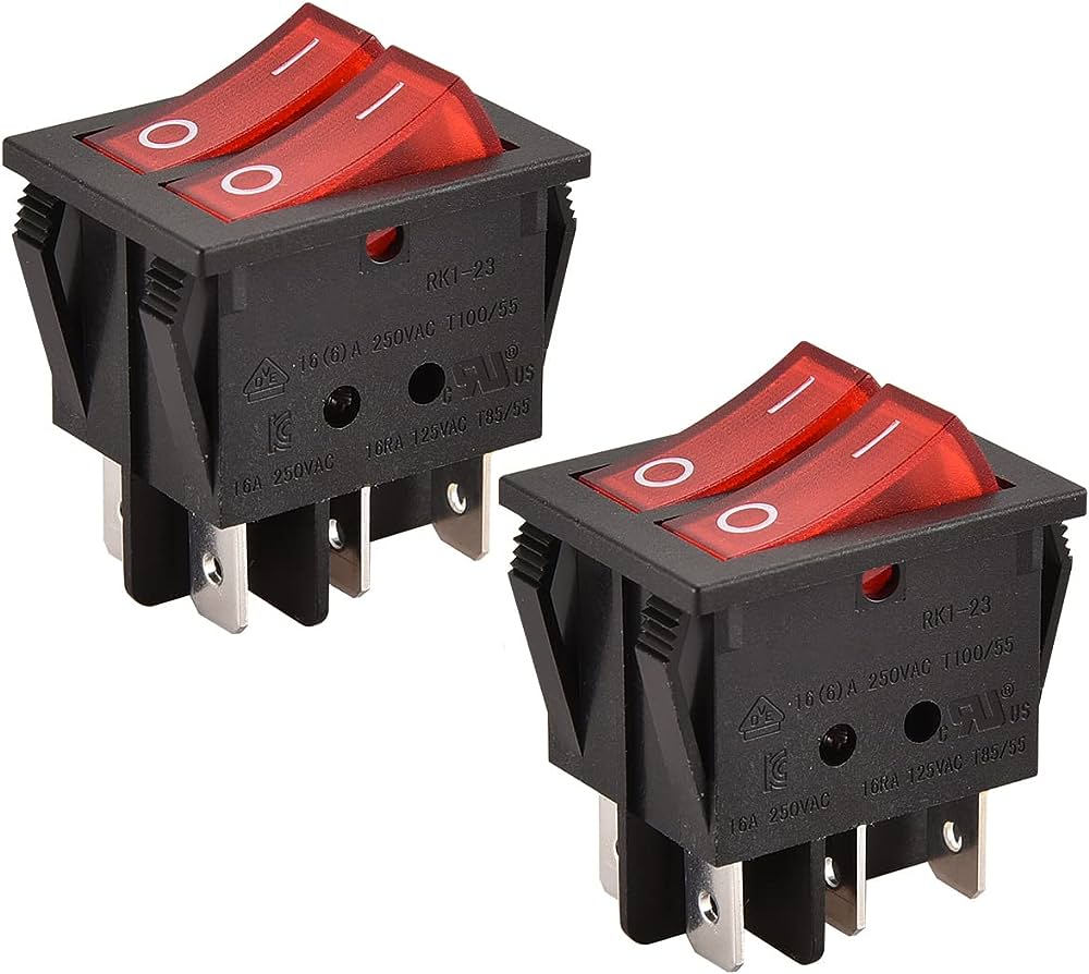 BOUTON VOYANT DOUBLE 6 COSSE ROUGE