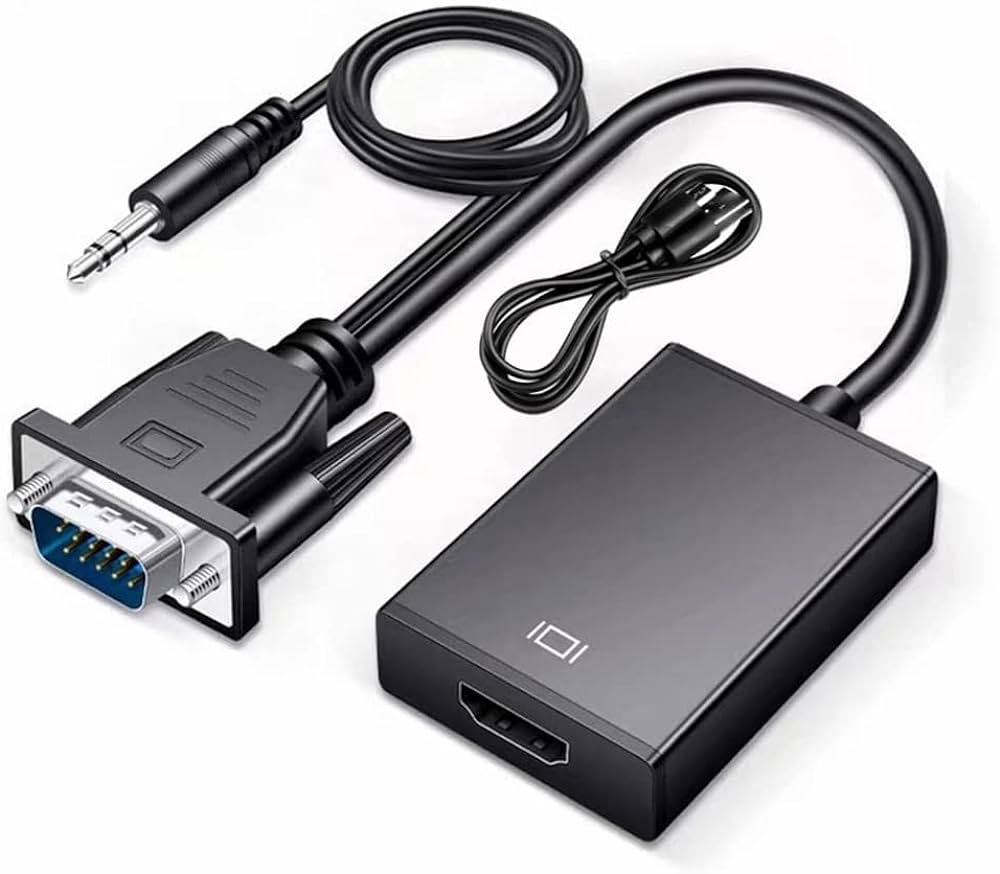 CONVERTISSEUR VGA TO HDMI + AUDIO