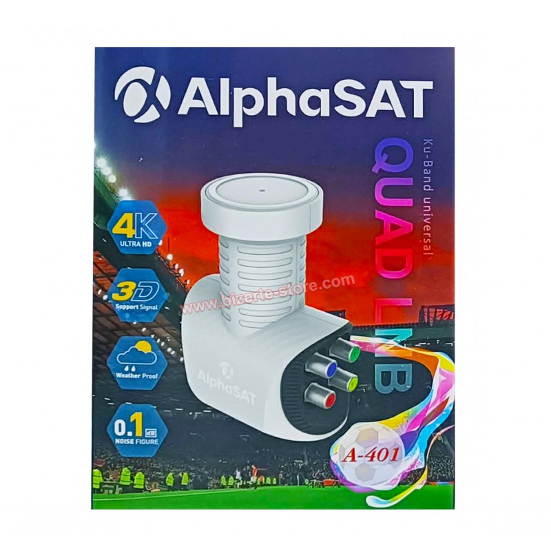 TETE 4 SORTIE UNIVERSEL ALPHASAT A401