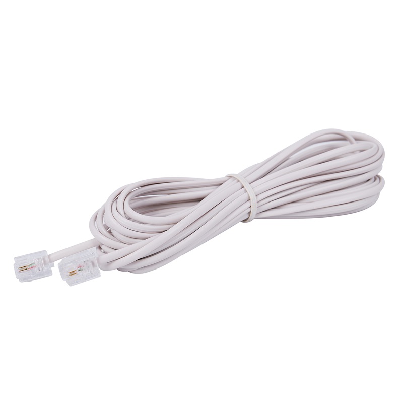 CABLE TELEPHONE RJ11 20 METRES BLANC MAV20