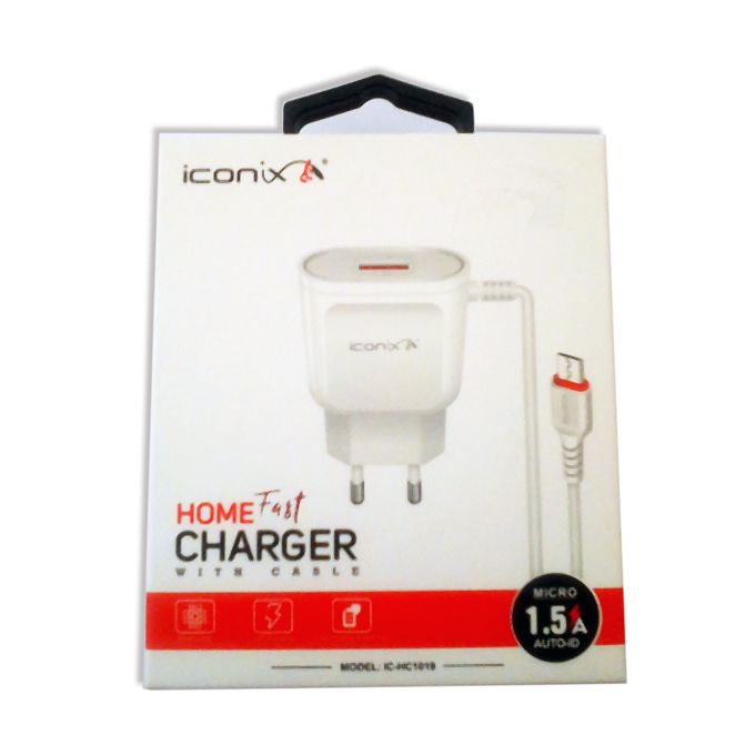 HC1018 CHARGEUR IPHONE V8 TYPE C 1.5A ICONIX