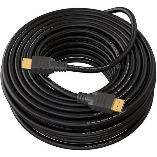 CABLE HDMI 20 METRES BLINDE NOIR