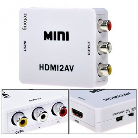 CONVERTISSEUR HDMI TO 3 RCA 201020