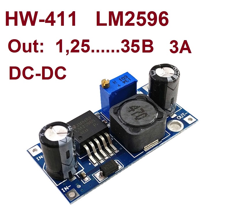 HW411 ABAISEUR DC-DC 3A LM2596