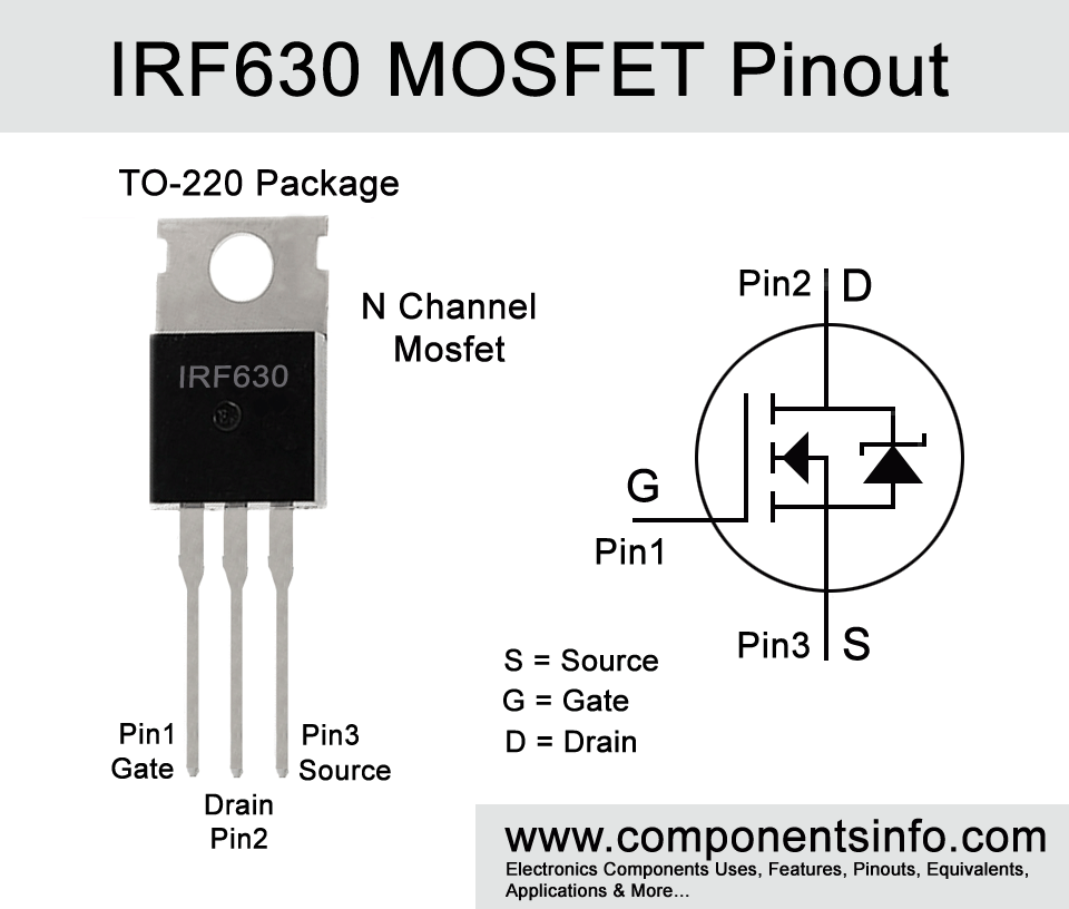 TRANSISTOR MOSFET 9A 200V IRF630