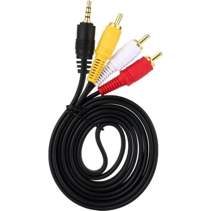 CABLE 3.5 JACK 3 RCA 1.5 METRES HQ SIB2713