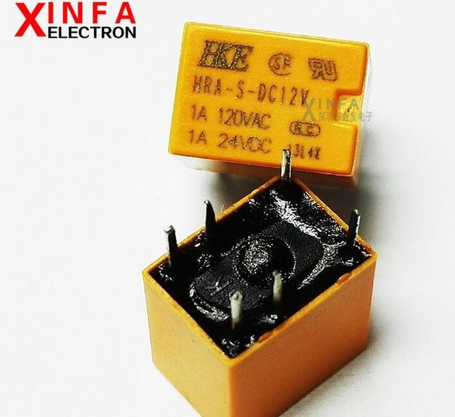 HRASDC12V RELAIS 12V 6 COSSE MINI