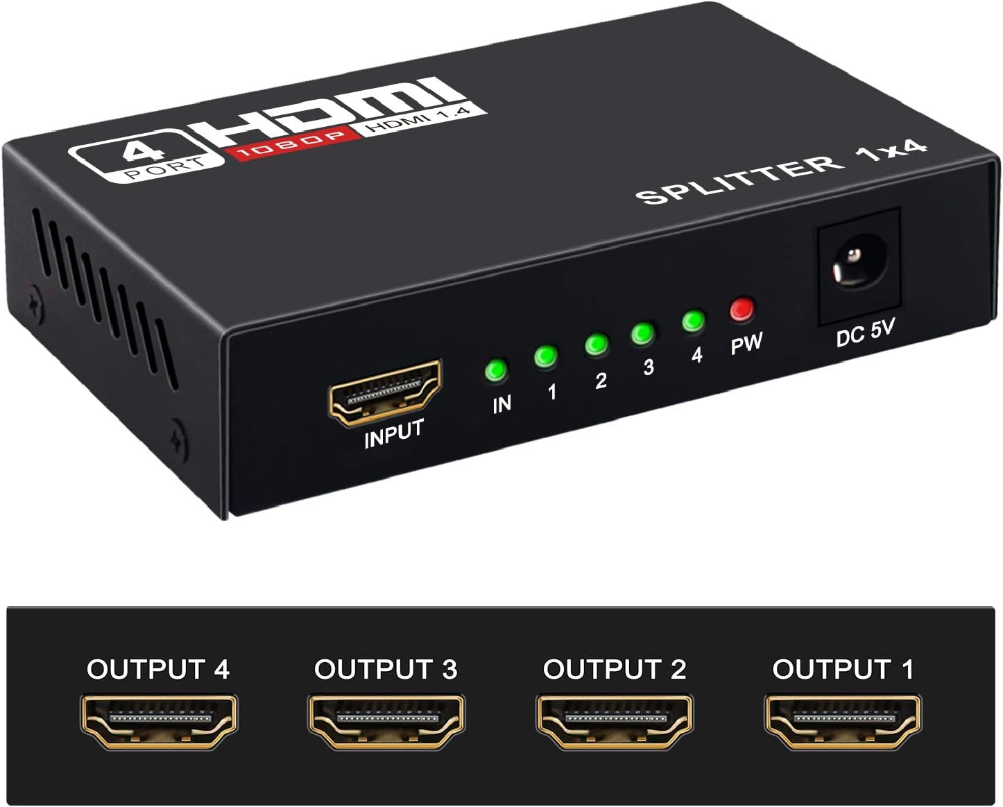 SPLITTER HDMI 4 SORTIE 4K FHD104